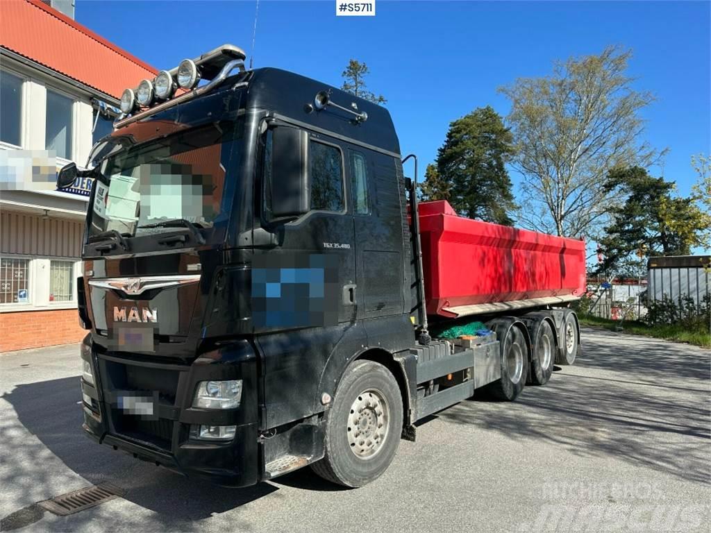 MAN TGX 35.480 8x4 Tridem Hook Truck, See video Hákový nosič kontajnerov