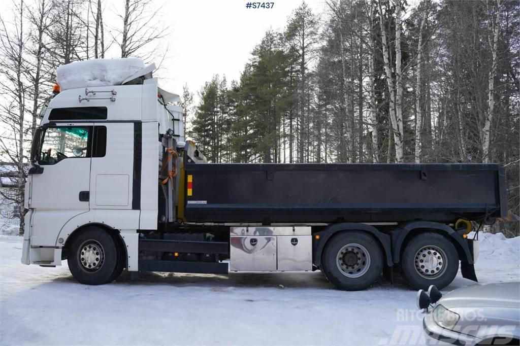 MAN TGX26.480 6x2 Hook truck with flat bed Hákový nosič kontajnerov
