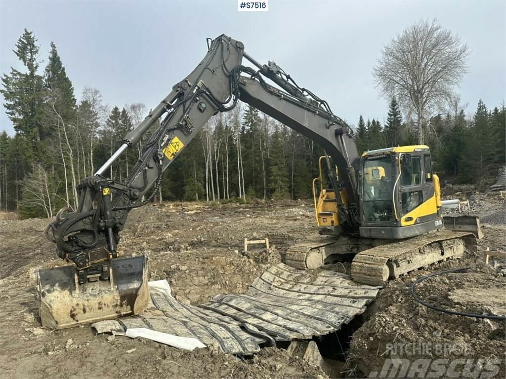 Volvo ECR145DL Crawler excavator with rotor and buckets Pásové rýpadlá