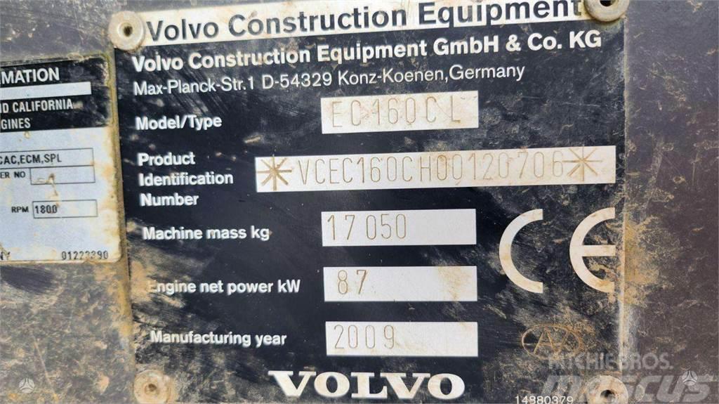 Volvo EC 160 CL + ROTOTILT + 3 BUCKE Pásové rýpadlá