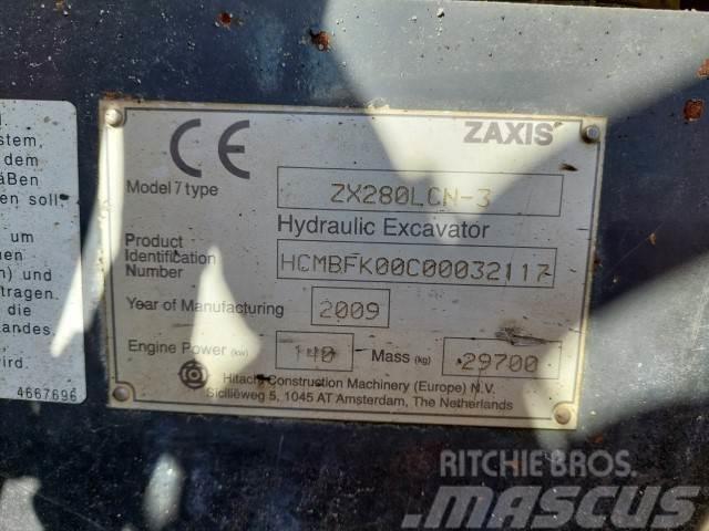 Hitachi ZX280 LC N-3 Pásové rýpadlá