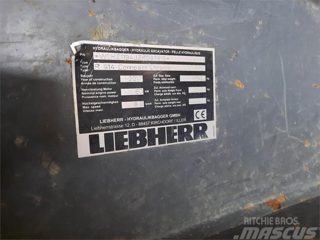 Liebherr R914 Compact Litronic Pásové rýpadlá
