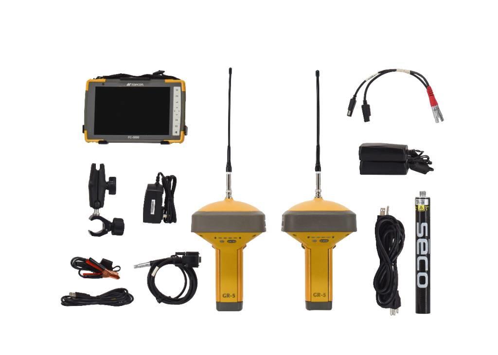 Topcon Dual GR-5+ UHF II GPS Kit w/ FC-5000 & Pocket-3D Ďalšie komponenty
