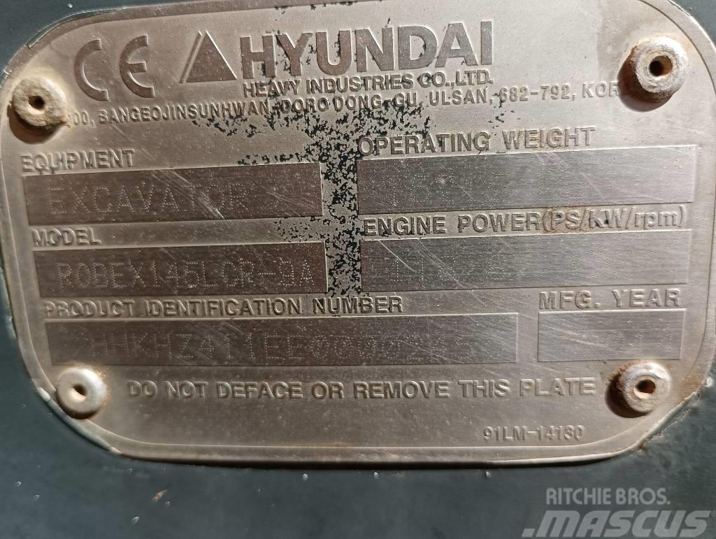 Hyundai R 145 Pásové rýpadlá