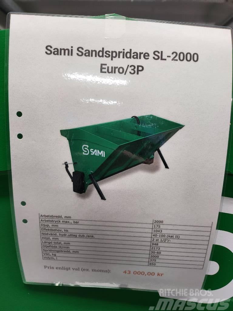 Sami Sandspridare SL 2000 euro / 3p  sms trima DEMO Posýpače soli a piesku