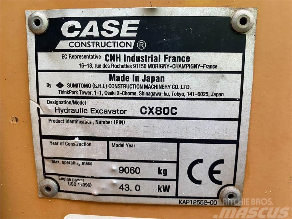 CASE CX 80 C Pásové rýpadlá