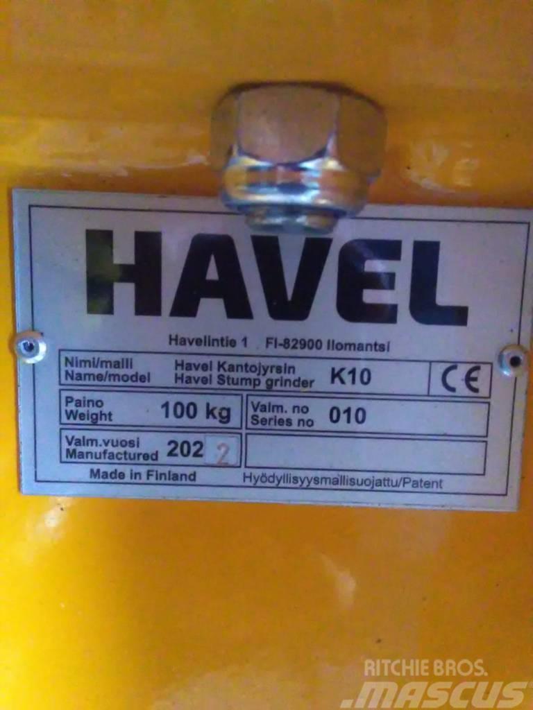  Havel K10 kantojyrsin 1,5-10 t koneisiin Cestné frézy