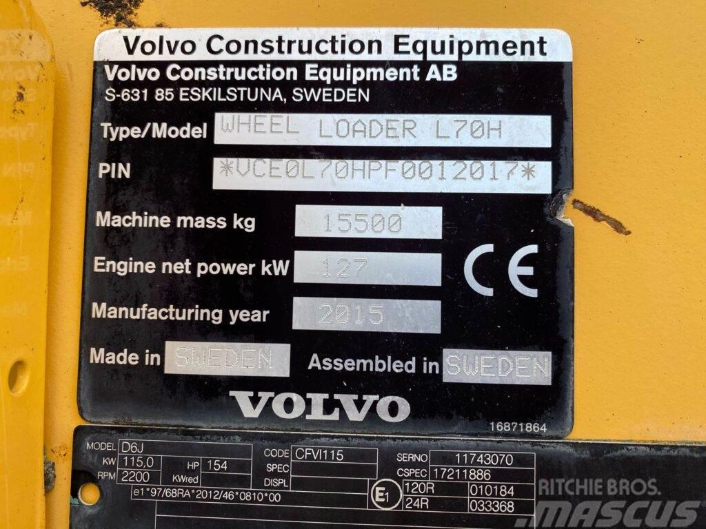 Volvo L70H Kolesové nakladače