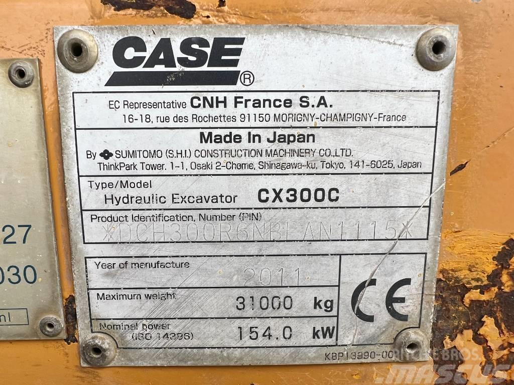 CASE CX300C - Dutch Machine / CE + EPA Stroje pre manipuláciu s odpadom