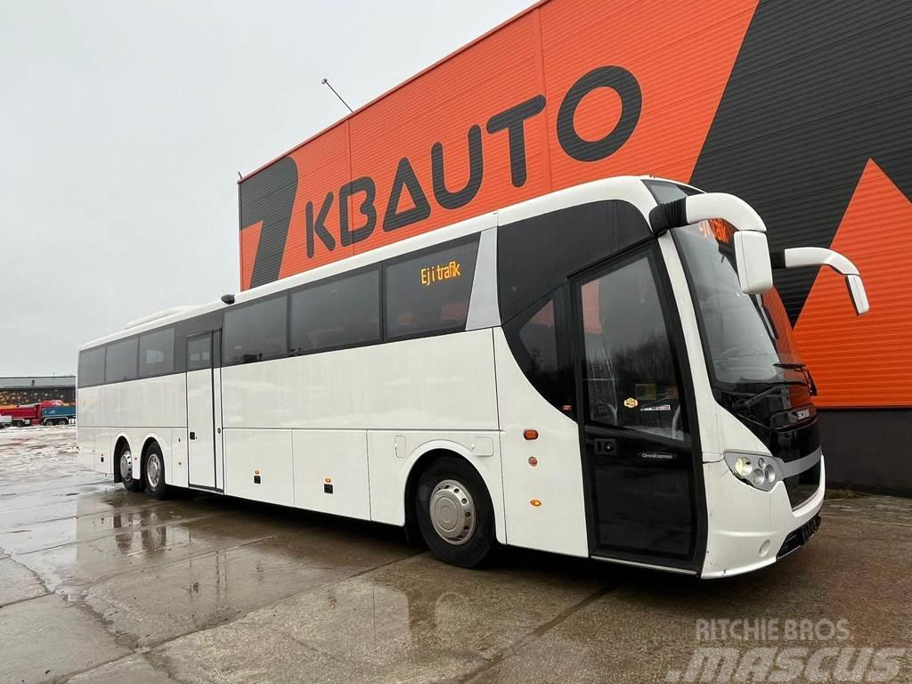 Scania K 340 6x2*4 55 SEATS / AC / AUXILIARY HEATER / WC Medzimestské autobusy