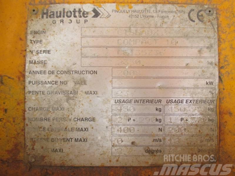 Haulotte Compact 10 Nožnicové zdvíhacie plošiny