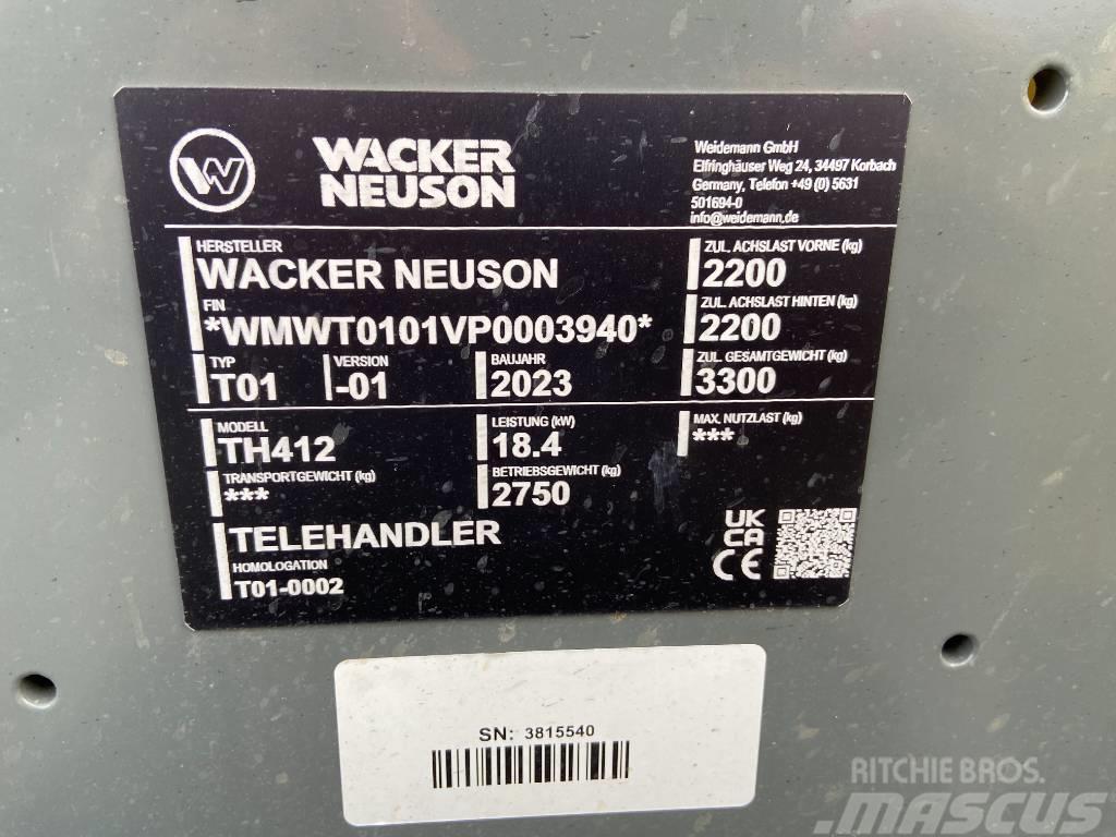 Wacker Neuson TH412 Teleskopické manipulátory