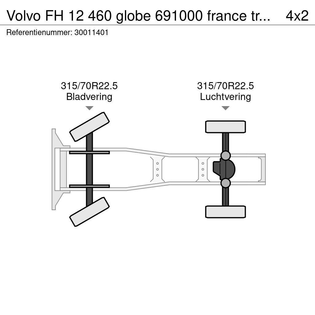 Volvo FH 12 460 globe 691000 france truck hydraulic Ťahače