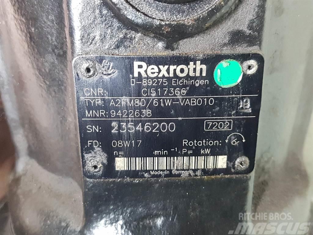 Manitou 160ATJ-CI517366-Rexroth A2FM80/61W-Drive motor Hydraulika