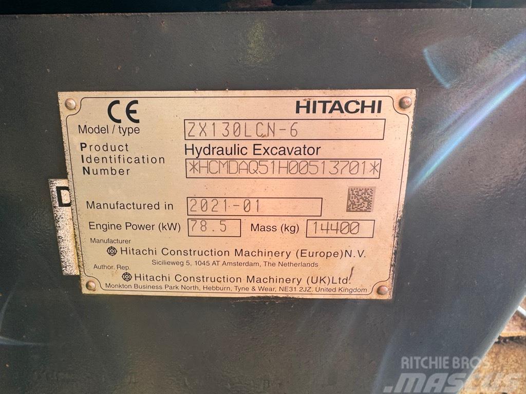 Hitachi ZX 130-6 Pásové rýpadlá