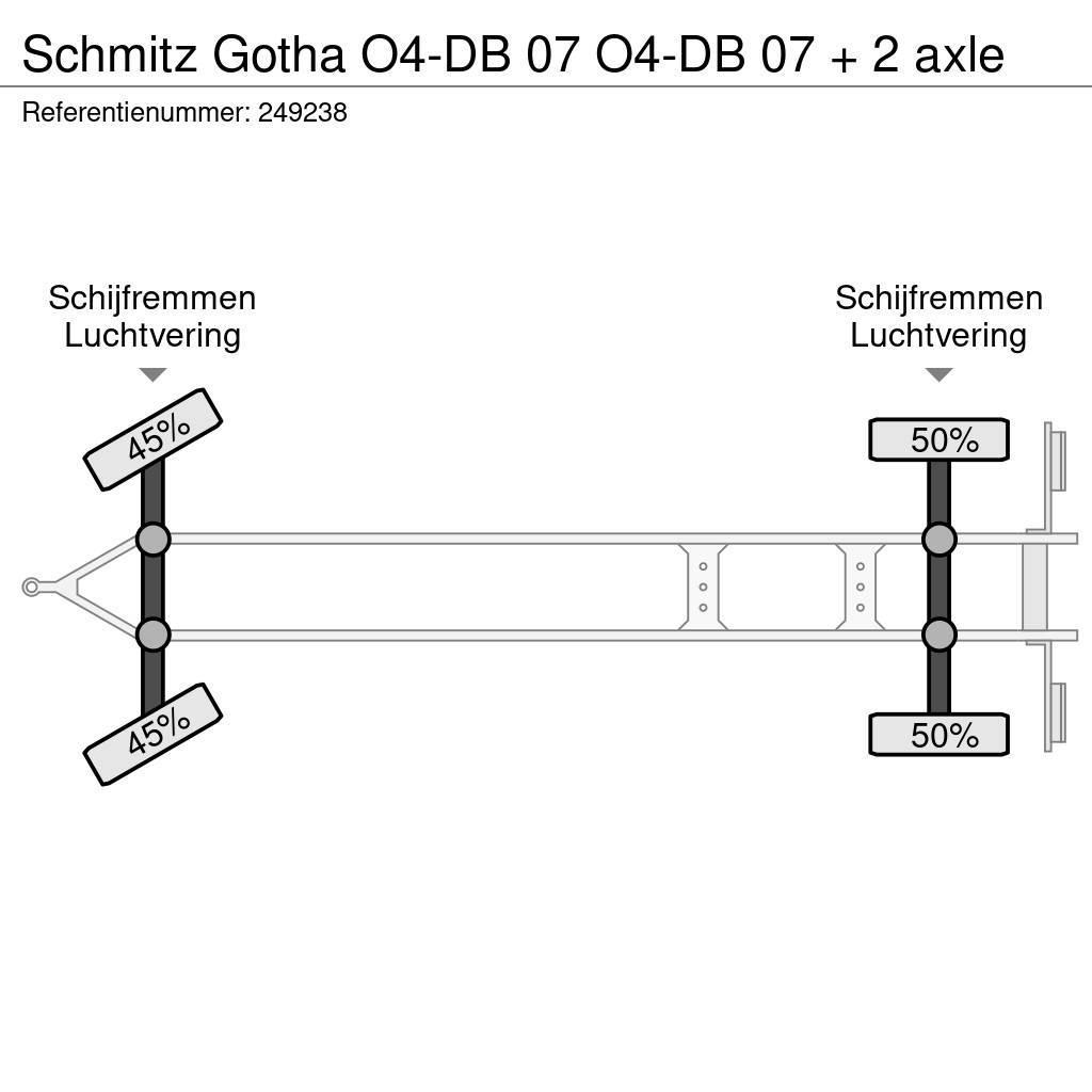 Schmitz Cargobull Gotha O4-DB 07 O4-DB 07 + 2 axle Prívesy s bočnou zhrnovacou plachtou