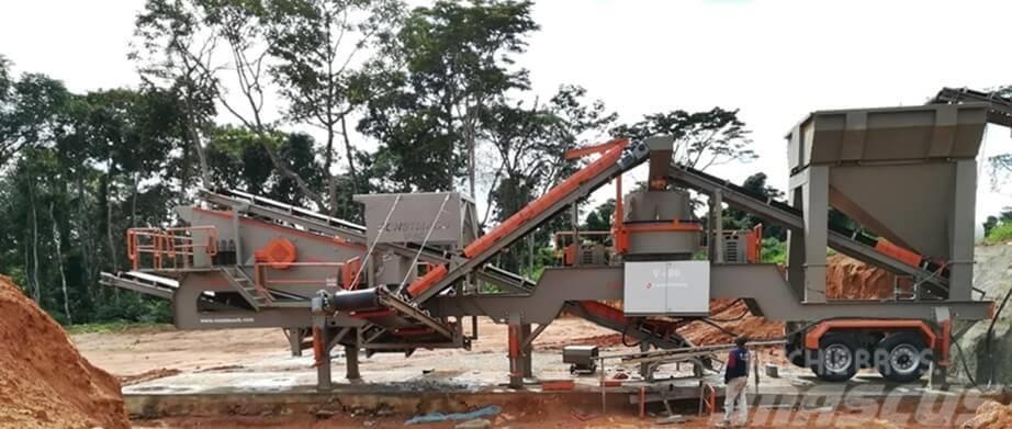 Constmach Mobile VSI Crushing Plant | Sand Making Machine Mobilné drviče