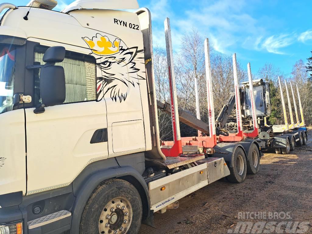 Scania R 580 Nákladné vozidlá na prepravu dreva