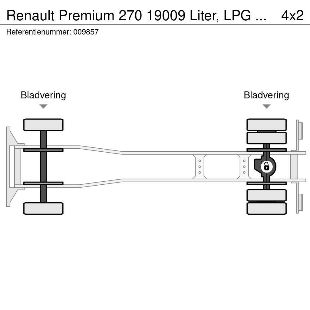 Renault Premium 270 19009 Liter, LPG GPL, Gastank, Steel s Cisternové nákladné vozidlá