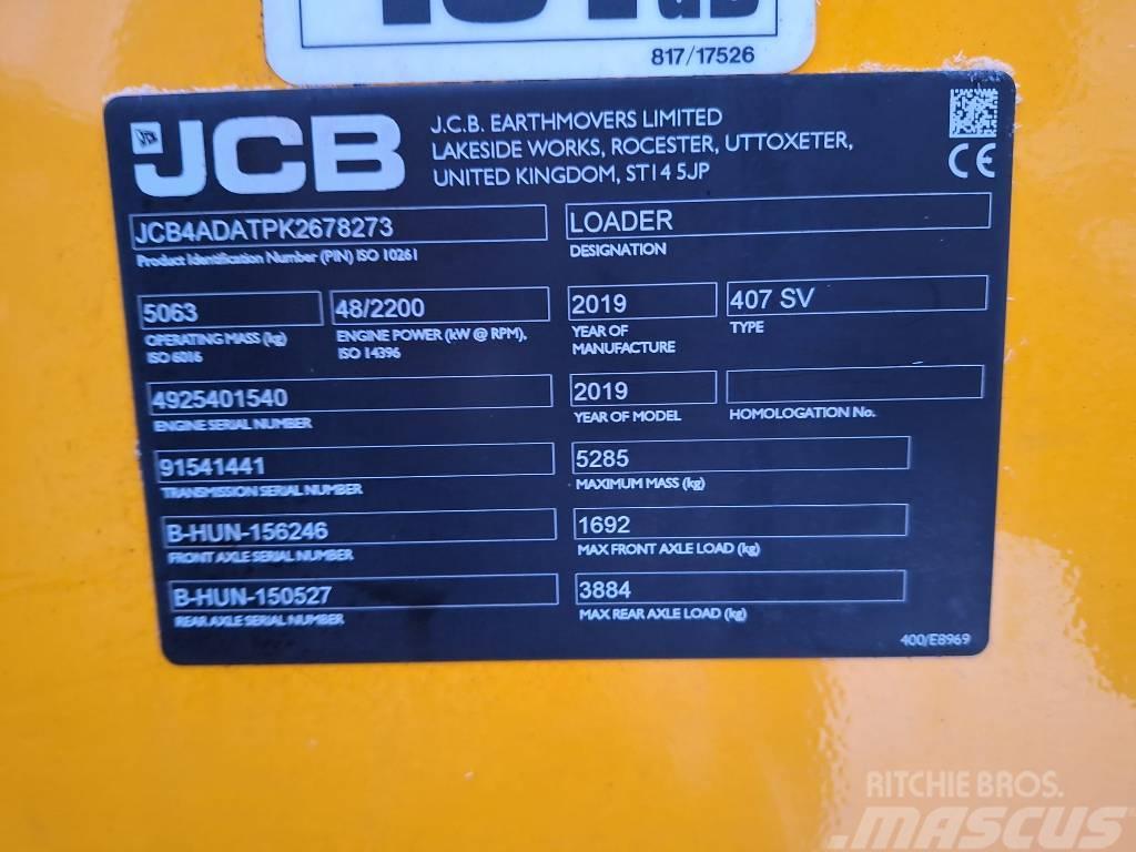 JCB 407 SV NE Kolesové nakladače