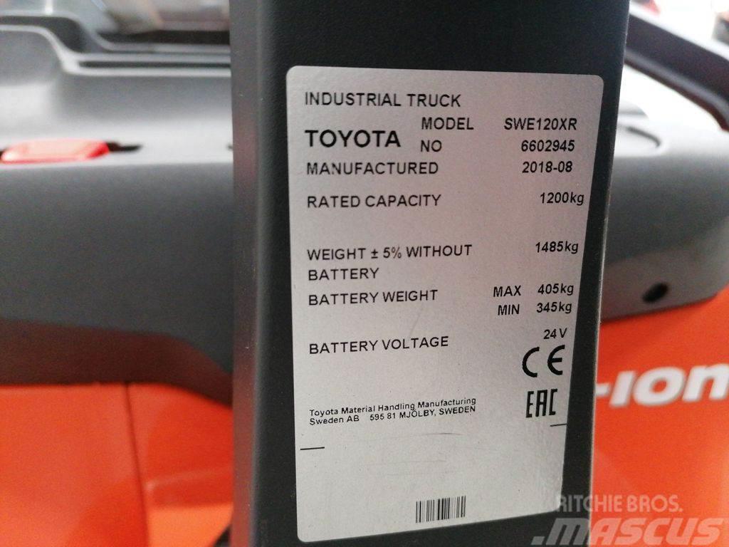 Toyota SWE120XR Li-ion Ručne vedené vysokozdvižné vozíky