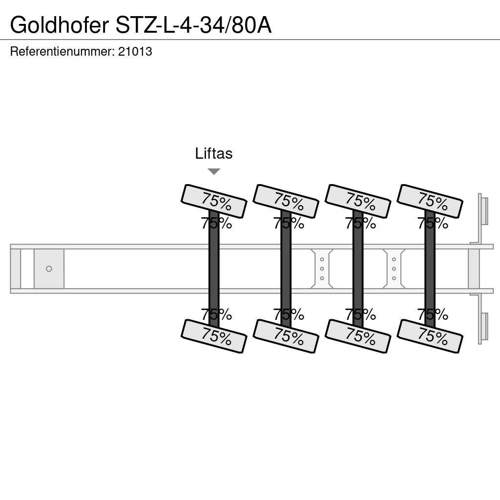 Goldhofer STZ-L-4-34/80A Podvalníkové návesy