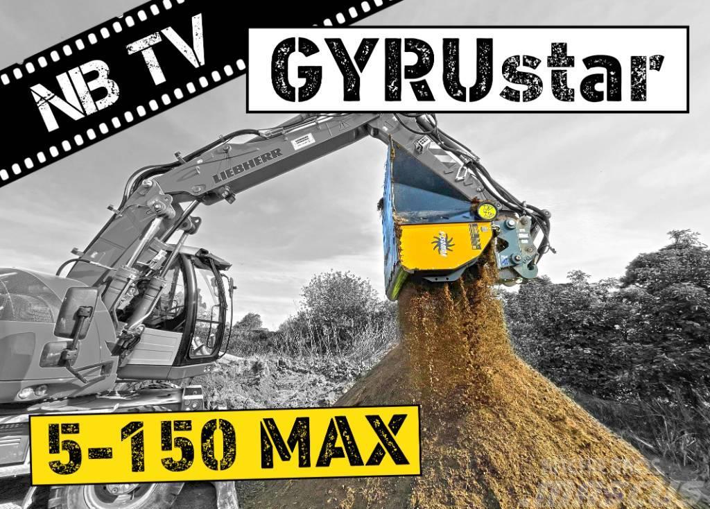 Gyru-Star  5-150MAX | Siebschaufel Radlader, Bagger Lopaty