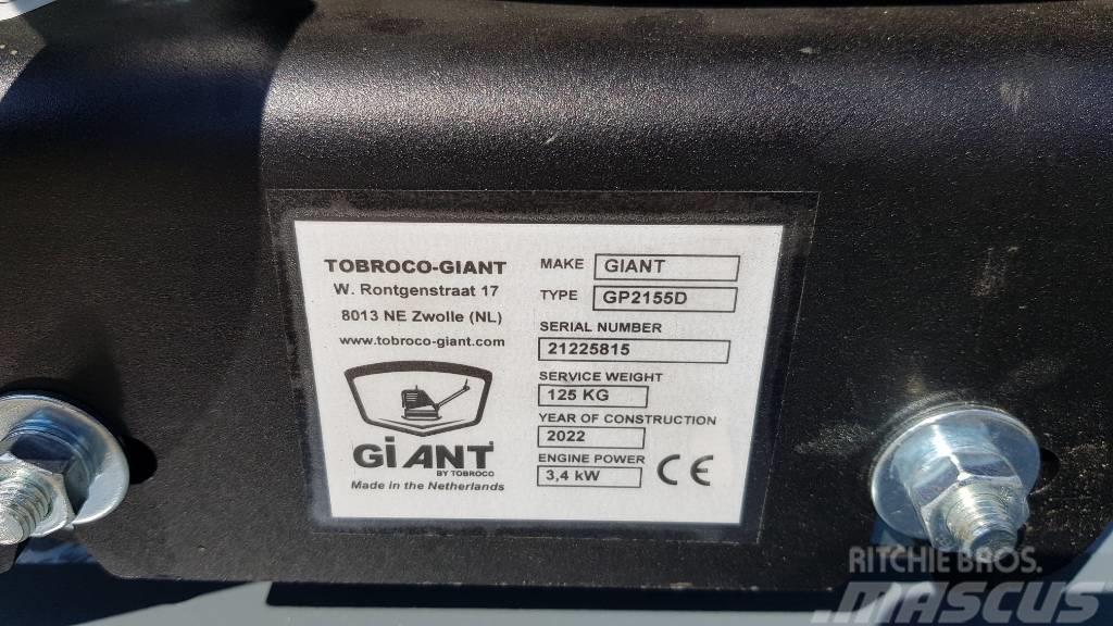 GiANT trilplaat GP2155D Pôdne kompaktory