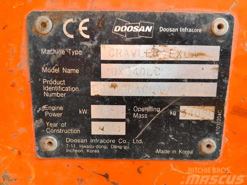 Doosan DX 340 LC Pásové rýpadlá
