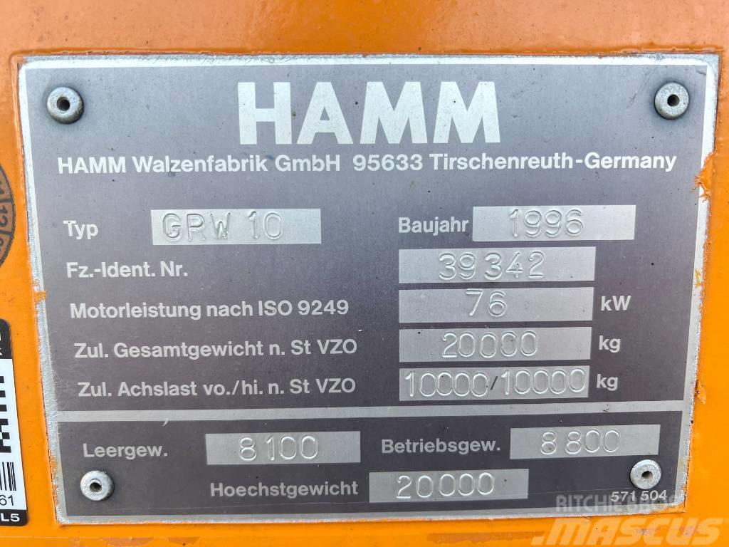 Hamm GRW 10 Good Working Condition Pneumatikové valce