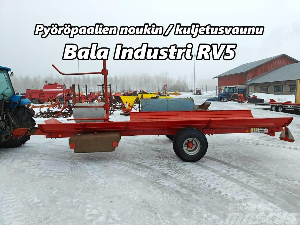 Bala Industri RV5 paalivaunu - VIDEO Prívesy na balíky