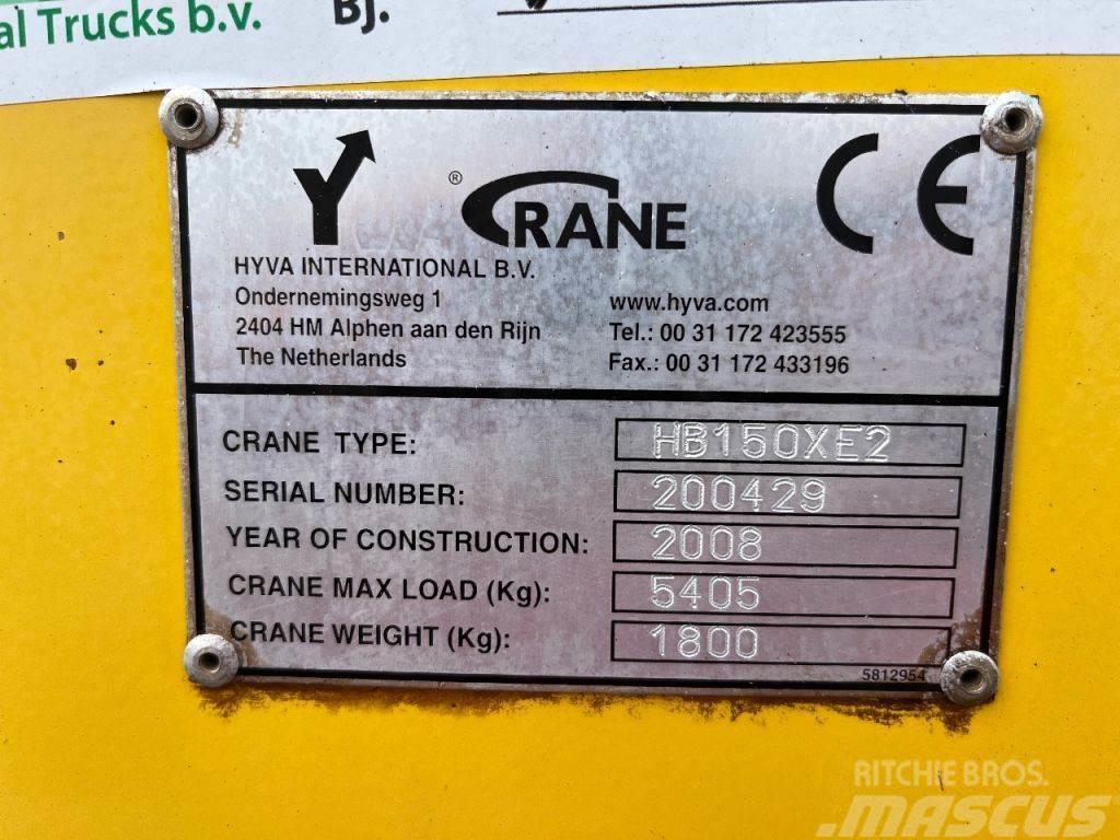 Hyva HB150 XE2 Crane / Kraan / Autolaadkraan / Ladekran Nakladacie žeriavy