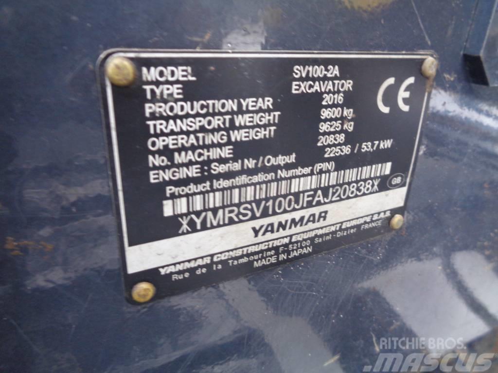 Yanmar SV 100-2 Midi rýpadlá 7 t - 12 t