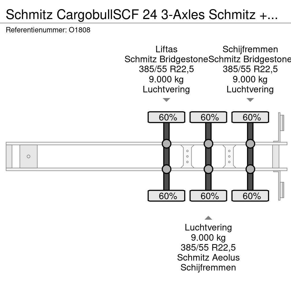 Schmitz Cargobull SCF 24 3-Axles Schmitz + GENSET - Lift-axle - Disc Kontajnerové návesy