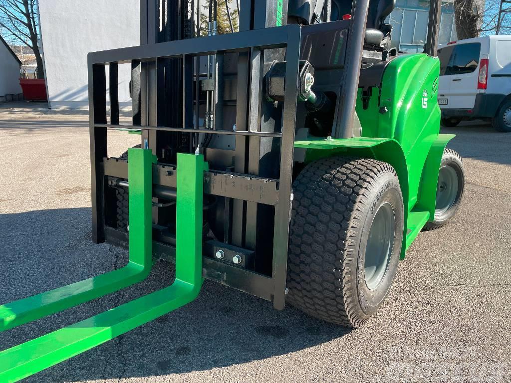 Manitou Greenlifter EL15 electric Raught terrain forklift Akumulátorové vozíky