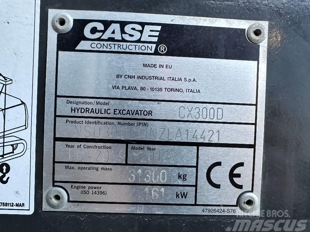 CASE CX 300 D Pásové rýpadlá
