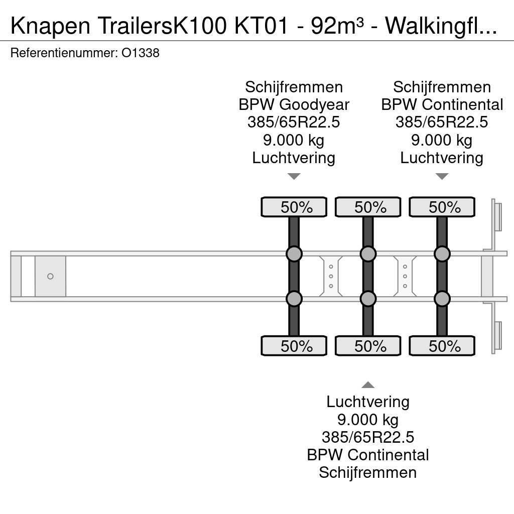 Knapen Trailers K100 KT01 - 92m³ - Walkingfloor - Gegalva Návesy s pohyblivou podlahou