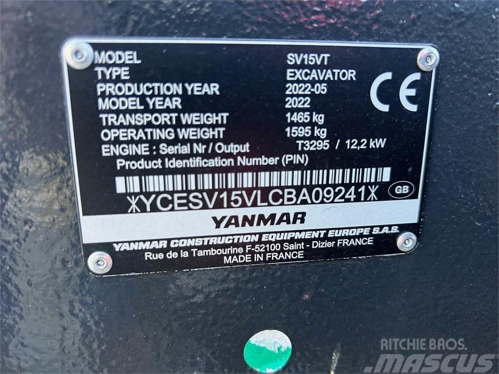 Yanmar SV15VT Midi rýpadlá 7 t - 12 t