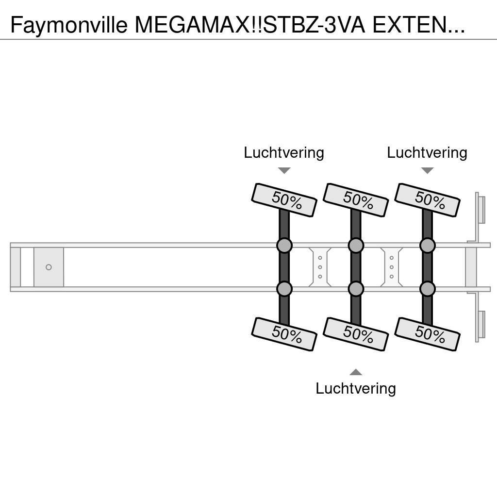 Faymonville MEGAMAX!!STBZ-3VA EXTENDABLE! REMOVABLE NECK!3x St Podvalníkové návesy