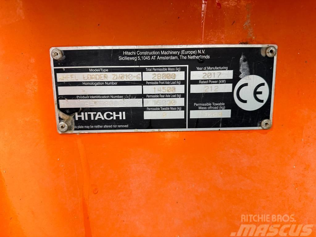 Hitachi ZW  310-6 Wagge Kolesové nakladače