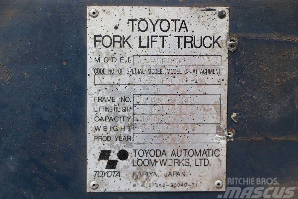 Toyota 02-5FD30 Dieselové vozíky