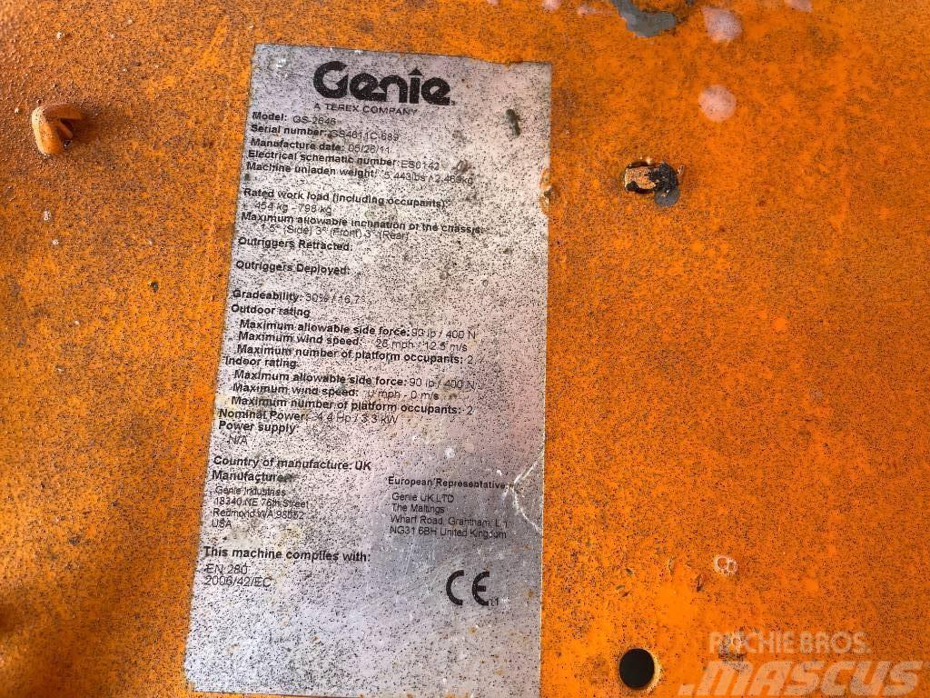 Genie GS 2646 Nožnicové zdvíhacie plošiny