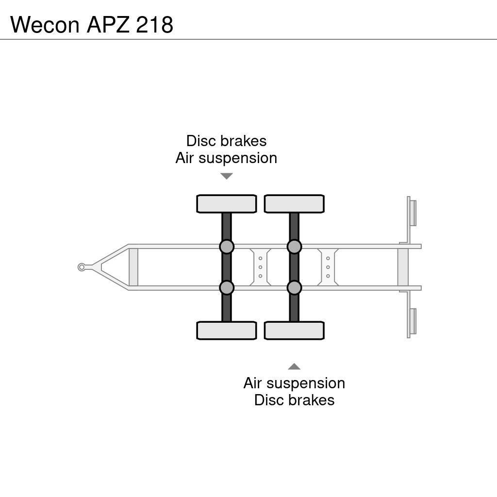 Wecon APZ 218 Prívesy s bočnou zhrnovacou plachtou