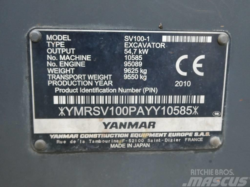 Yanmar SV 100-1 Midi rýpadlá 7 t - 12 t