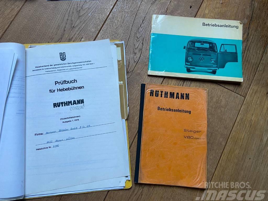 Ruthmann V80 Steiger VW T2 Bulli Arbeitsbühne Cherrypicker Autoplošiny