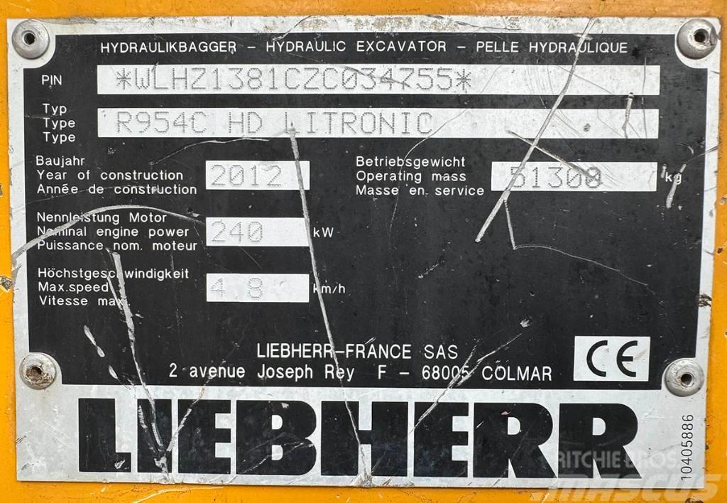 Liebherr R 954 C HD Pásové rýpadlá