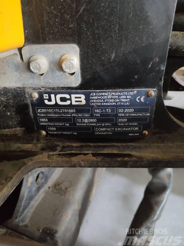 JCB 16 C-1 Mini rýpadlá < 7t