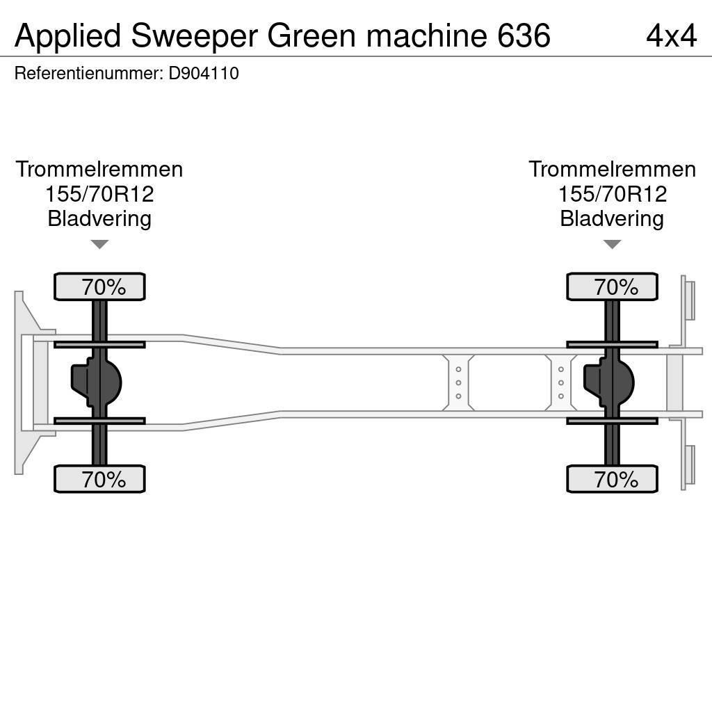 Applied sweeper Green machine 636 Kombinované/Čerpacie cisterny