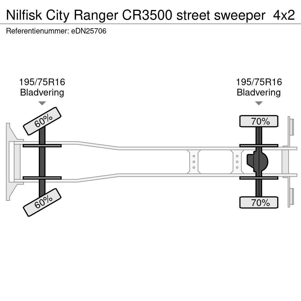 Nilfisk City Ranger CR3500 street sweeper Kombinované/Čerpacie cisterny