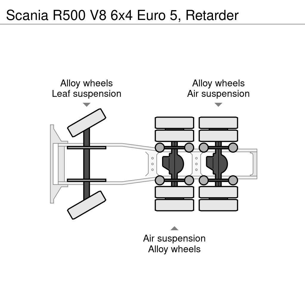 Scania R500 V8 6x4 Euro 5, Retarder Ťahače